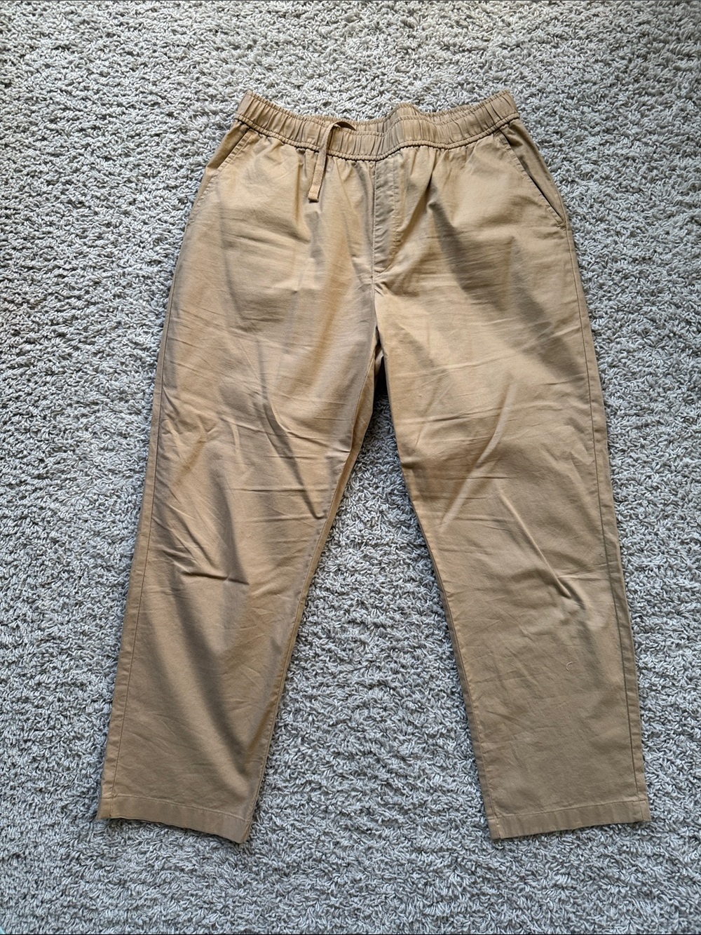 Uniqlo Cotton Relaxed Ankle Pants